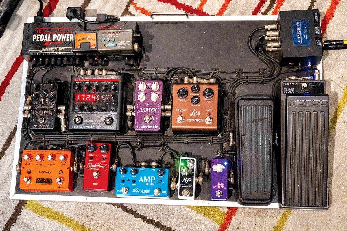 Carl Verheyen's Pedalboard