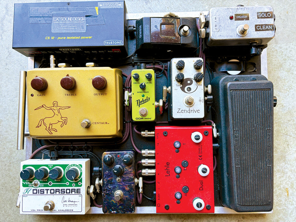 Carl Verheyen's Pedalboard