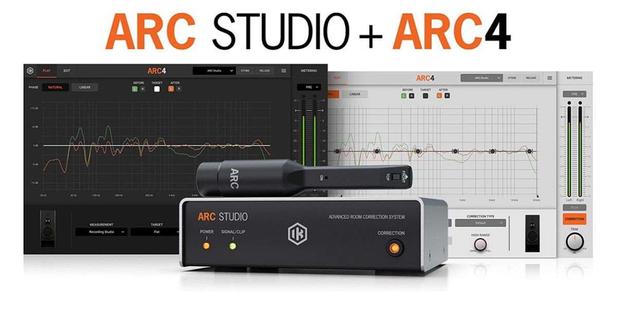 IK Multimedia lanza ARC Studio, un exclusivo sistema de corrección de sala acústica por hardware