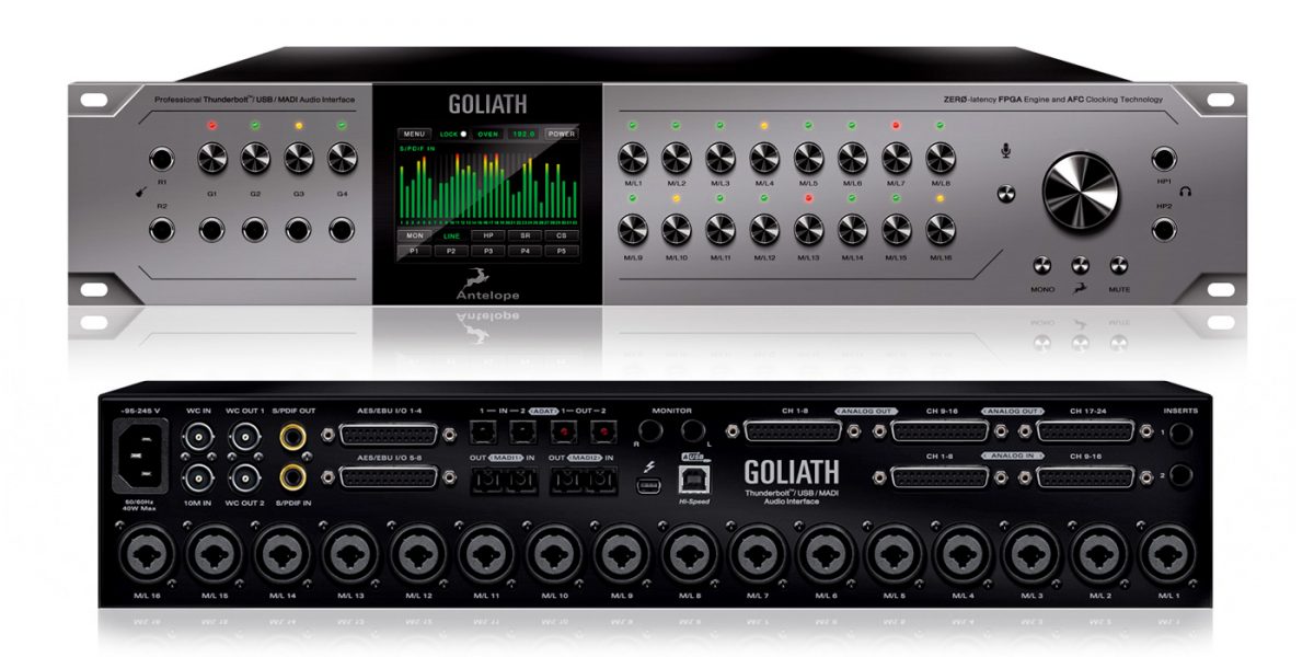 Músico Pro Crítica Destacada: Interfaz Goliath de Antelope Audio