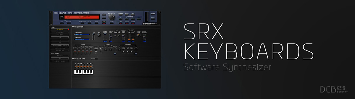 Roland anuncia sintetizador de software SRX KEYBOARDS para Roland Cloud